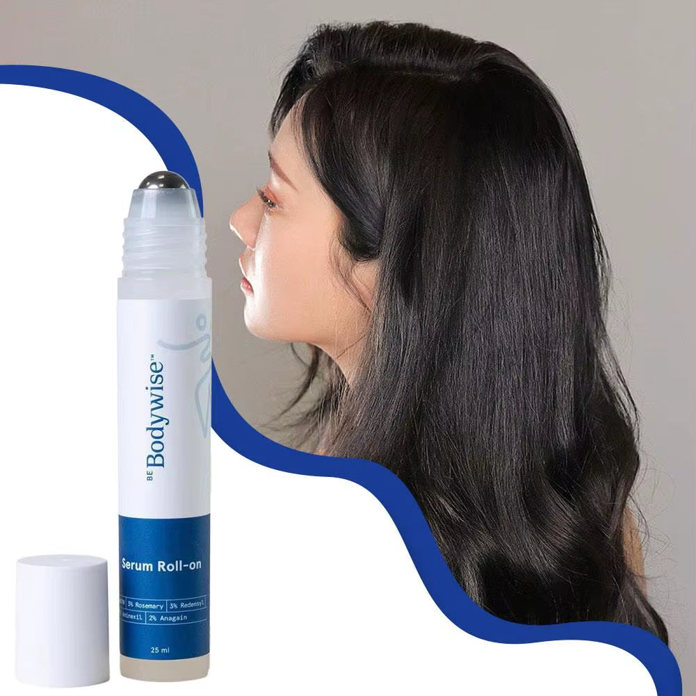 Bodywise Roll-On Ball Rosemary Hair Care Essence Nourishing Anti-Frizz Hair Serum Long-Lasting Strengthening Scalp Treatment