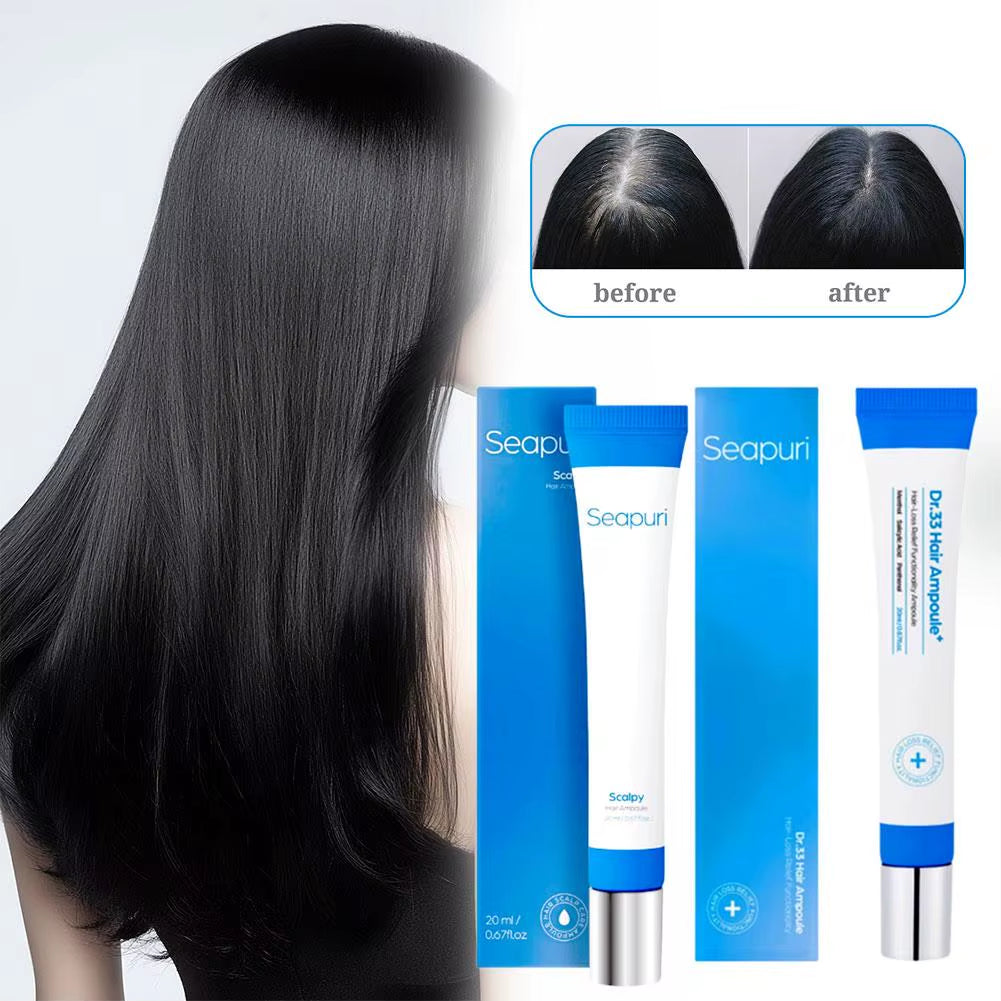 Bodywise Roll-On Ball Rosemary Hair Care Essence Nourishing Anti-Frizz Hair Serum Long-Lasting Strengthening Scalp Treatment