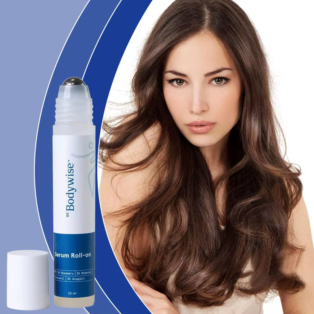 Bodywise Roll-On Ball Rosemary Hair Care Essence Nourishing Anti-Frizz Hair Serum Long-Lasting Strengthening Scalp Treatment